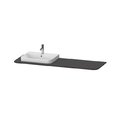 Столешница 160х55 см вырез слева Duravit Happy D.2 Plus, графит (HP031HL8080) Duravit Столешницы