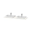 Столешница 160х55 см с двумя вырезами Duravit Happy D.2 Plus, белый (HP032HB2222) Duravit Столешницы