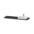 Стільниця 160х55 см виріз праворуч Duravit Happy D. 2 Plus, горіх (HP031HR6969) Duravit Стільниці