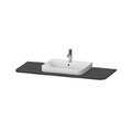 Стільниця 130х55 см виріз по центру Duravit Happy D. 2 Plus, графіт (HP031KM8080) Duravit Стільниці