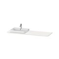Столешница 160х55 см вырез слева Duravit Happy D.2 Plus, белый шелковисто-матовый (HP031HL3939) Duravit Столешницы