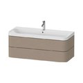 Мебельный комплект 117,5х49 см, 1 отверстие под смеситель Duravit Happy D.2 Plus, льняной декор (HP4349O75750000) Duravit Мебельные комплекты