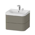 Мебельный комплект 57,5х49 см Duravit Happy D.2 Plus, серый камень (HP4345E9292) Duravit Мебельные комплекты