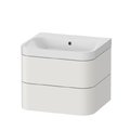 Меблевий комплект 57, 5х49 см, без отвору під змішувач Duravit Happy D. 2 Plus, білий шовковисто-матовий (HP4345N3939) Duravit Меблеві комплекти
