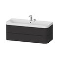 Меблевий комплект 117, 5х49 см, 2 отвори під змішувач Duravit Happy D. 2 Plus, графіт (HP4349E80800000) Duravit Меблеві комплекти