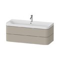 Мебельный комплект 117,5х49 см, 1 отверстие под смеситель Duravit Happy D.2 Plus, серо-коричневый (HP4349O60600000) Duravit Мебельные комплекты