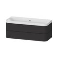 Мебельный комплект 117,5х49 см, без отверстия под смеситель Duravit Happy D.2 Plus, графит (HP4349N80800000) Duravit Мебельные комплекты