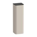 Подвесной шкафчик 133,6 см, петли справа Duravit Happy D.2 Plus, серо-коричневый супер матовый (HP1261R8383) Duravit Шкафчики