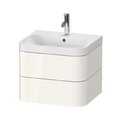 Меблевий комплект 57, 5х49 см, 1 отвір під змішувач Duravit Happy D. 2 Plus, білий (HP4345O2222) Duravit Меблеві комплекти