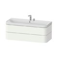 Мебельный комплект 117,5х49 см, 2 отверстия под смеситель Duravit Happy D.2 Plus, белый супер матовый (HP4349E84840000) Duravit Мебельные комплекты