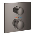 Термостатический смеситель на 1 потребитель Grohe Allure New, темный графит глянцевый (19380A02) Для ванны, Для душа Графит, Черный, Черный глянцевый 