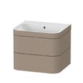 Мебельный комплект 57,5х49 см, без отверстия под смеситель Duravit Happy D.2 Plus, льняной декор (HP4635N7575) Duravit Мебельные комплекты