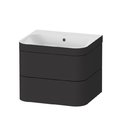 Мебельный комплект 57,5х49 см, без отверстия под смеситель Duravit Happy D.2 Plus, графит (HP4635N8080) Duravit Мебельные комплекты