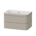 Мебельный комплект 77,5х49 см, без отверстия под смеситель Duravit Happy D.2 Plus, серо-коричневый (HP4637N6060) Duravit Мебельные комплекты