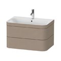 Мебельный комплект 77,5х49 см, 1 отверстие под смеситель Duravit Happy D.2 Plus, льняной декор (HP4637O7575) Duravit Мебельные комплекты
