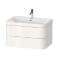 Мебельный комплект 77,5х49 см, 1 отверстие под смеситель Duravit Happy D.2 Plus, белый (HP4637O2222) Duravit Мебельные комплекты