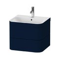 Меблевий комплект 57, 5х49 см, 1 отвір під змішувач Duravit Happy D. 2 Plus, темно-синій (HP4635O9898) Duravit Меблеві комплекти