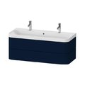 Меблевий комплект з раковиною на 2 змішувача 117, 5х49 см, Duravit Happy D. 2 Plus, темно-синій (HP4379O98980000) Duravit Меблеві комплекти