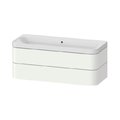 Меблевий комплект 117, 5х49 см, без отвору під змішувач Duravit Happy D. 2 Plus, білий супер матовий (HP4349N84840000) Duravit Меблеві комплекти