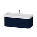 Тумба подвесная под раковину, 2 ящика, 117,5х49 см Duravit Happy D.2 Plus, темно-синий (HP4389098980000) Duravit Тумбы