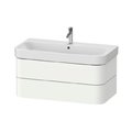 Тумба подвесная под раковину, 2 ящика, 97,5х49 см Duravit Happy D.2 Plus, белый супер матовый (HP4388084840000) Duravit Тумбы