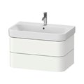 Тумба подвесная под раковину, 2 ящика, 77,5х49 см Duravit Happy D.2 Plus, белый супер матовый (HP4387084840000) Duravit Тумбы