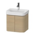 Тумба подвесная под раковину, 2 дверцы, 47,5х35 см Duravit Happy D.2 Plus, дуб (HP4384071710000) Duravit Тумбы