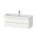 Мебельный комплект 117,5х49 см, 1 отверстие под смеситель Duravit Happy D.2 Plus, белый супер матовый (HP4639O84840000) Duravit Мебельные комплекты