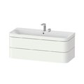 Мебельный комплект 117,5х49 см, 2 отверстия под смеситель Duravit Happy D.2 Plus, белый матовый (HP4639E36360000) Duravit Мебельные комплекты
