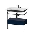 Меблевий комплект з раковиною на 2 отвори і консоллю, 77, 5х49 см, Duravit Happy D. 2 Plus, темно-синій (HP4742E9898) Duravit Меблеві комплекти