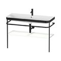 Мебельный комплект с раковиной с 1 отверстием и консолью, 117,5х49 см, Duravit Happy D.2 Plus, белый матовый (HP4739O36360000) Duravit Мебельные комплекты