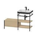 Мебельный комплект с раковиной на 2 отверстия и консолью, 120х49 см, Duravit Happy D.2 Plus, дуб (HP4745E7171) Duravit Мебельные комплекты