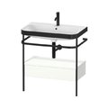 Мебельный комплект с раковиной с 1 отверстием и консолью, 77,5х49 см, Duravit Happy D.2 Plus, белый супер матовый (HP4742O8484) Duravit Мебельные комплекты
