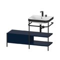 Меблевий комплект з раковиною на 2 отвори і консоллю, 120х49 см, Duravit Happy D. 2 Plus, темно-синій (HP4745E9898) Duravit Меблеві комплекти