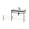 Меблевий комплект з раковиною на 2 отвори і консоллю, 160х49 см, Duravit Happy D. 2 Plus, білий супер матовий (HP4748E8484) Duravit Меблеві комплекти