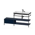 Меблевий комплект з раковиною на 2 отвори і консоллю, 160х49 см, Duravit Happy D. 2 Plus, темно-синій (HP4748E9898) Duravit Меблеві комплекти