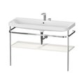 Меблевий комплект з раковиною на 2 отвори і консоллю,117, 5х49 см, Duravit Happy D. 2 Plus, білий шовковисто-матовий (HP4839E39390000) Duravit Меблеві комплекти