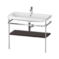 Мебельный комплект с раковиной на 1 отверстие и консолью, 97,5х49 см, Duravit Happy D.2 Plus, орех (HP4838O6969) Duravit Мебельные комплекты