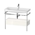 Меблевий комплект з раковиною на 1 отвір і консоллю, 97, 5х49 см, Duravit Happy D. 2 Plus, білий (HP4843O2222) Duravit Меблеві комплекти