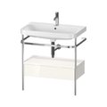 Мебельный комплект с раковиной на 1 отверстие и консолью, 77,5х49 см, Duravit Happy D.2 Plus, белый (HP4842O2222) Duravit Мебельные комплекты