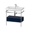 Мебельный комплект с раковиной на 2 отверстия и консолью, 77,5х49 см, Duravit Happy D.2 Plus, темно-синий (HP4842E9898) Duravit Мебельные комплекты