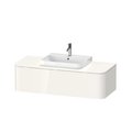 Тумба подвесная под раковину в центре 130х55 см Duravit Happy D.2 Plus, белый (HP4942M2222) Duravit Тумбы