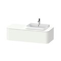 Тумба підвісна під раковину праворуч 130х55 см Duravit Happy D. 2 Plus, білий матовий (HP4932R3636) Duravit Тумби