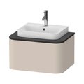 Тумба підвісна 65х48 см Duravit Happy D. 2 Plus, сіро-коричневий супер матовий (HP494008383) Duravit Тумби