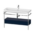 Мебельный комплект с раковиной на 1 отверстие и консолью, 117,5х49 см, Duravit Happy D.2 Plus, темно-синий (HP4844O98980000) Duravit Мебельные комплекты