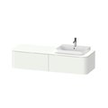 Тумба подвесная под раковину справа 160х55 см Duravit Happy D.2 Plus, белый матовый (HP4934R3636) Duravit Тумбы