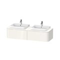 Тумба подвесная на 2 раковины 160х55 см Duravit Happy D.2 Plus, белый (HP4936B2222) Duravit Тумбы