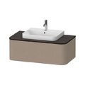 Тумба подвесная 100х55 см Duravit Happy D.2 Plus, льняной декор (HP494107575) Duravit Тумбы