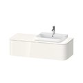 Тумба підвісна під раковину праворуч 130х55 см Duravit Happy D. 2 Plus, білий (HP4932R2222) Duravit Тумби