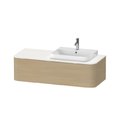 Тумба подвесная под раковину справа 130х55 см Duravit Happy D.2 Plus, дуб (HP4942R7171) Duravit Тумбы